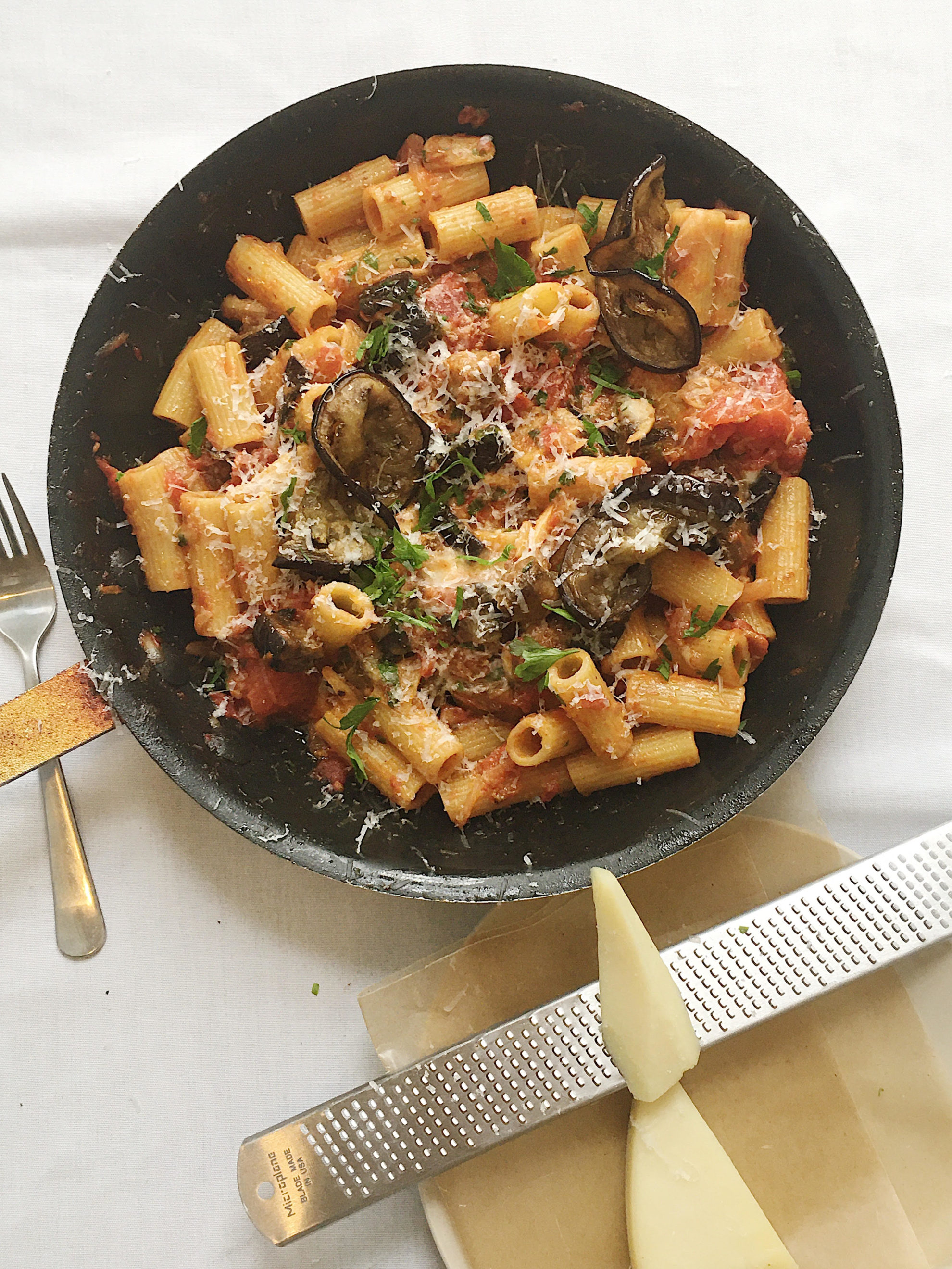 Vegetarian Friendly Pasta alla Norma Reggie Soang