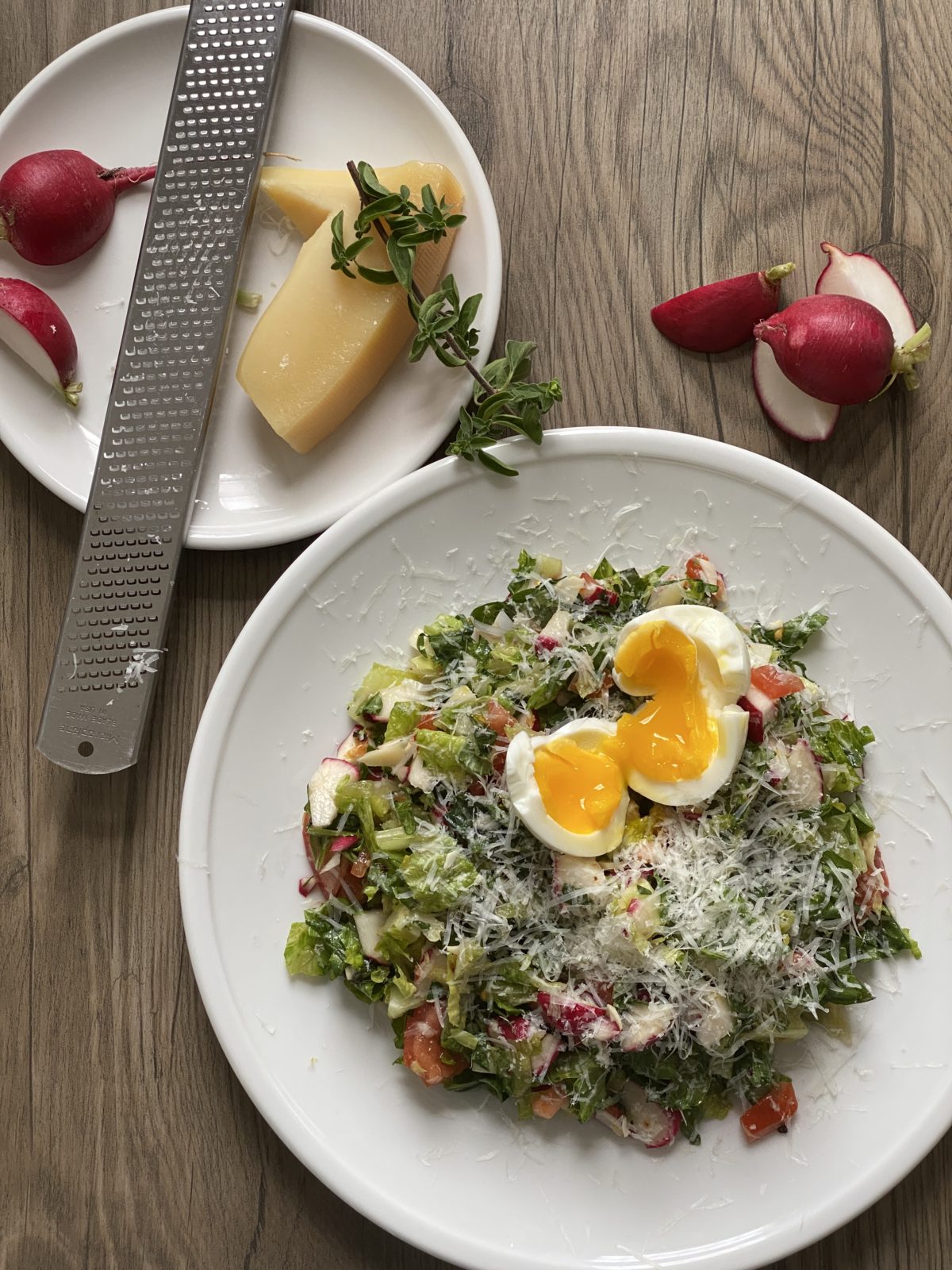Salads – Italian Chopped Salad with Soft Boiled Egg – Reggie Soang
